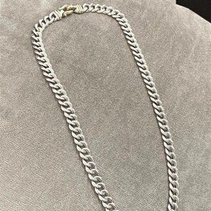DAVID YURMAN SS 14K GOLD 10 MM Necklace Chain